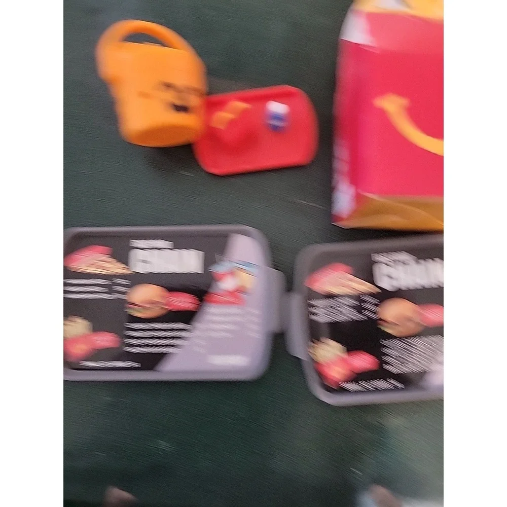 Lil McDonald's Happy Meal Toys‎ Tray Halloween bucket w/ lid etc...